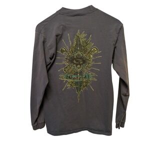 Vintage Gotcha Men's Long Sleeve T Shirt Surf Graphic Print Size M Y2K Beachy